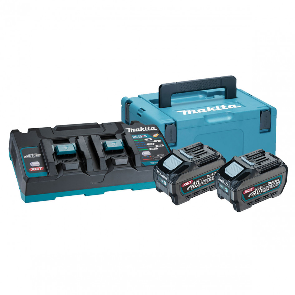 MAKITA Dvojnabíjačka rýchla DC40RB, 2 x BL4050, systainer typ 3