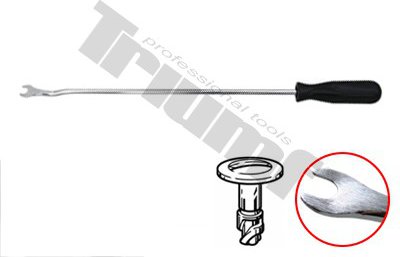 Demontážny prípravok vidlička na malé plastové klipy 8x500mm 25122