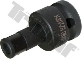 TRIUMF adaptér kovaný na bity 1/2"x 46mm  kovaný,poist.krúžok,gulička 24858 