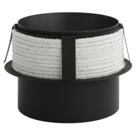 dymovod redukcia s tesniacim povrazom DN120/DC160  