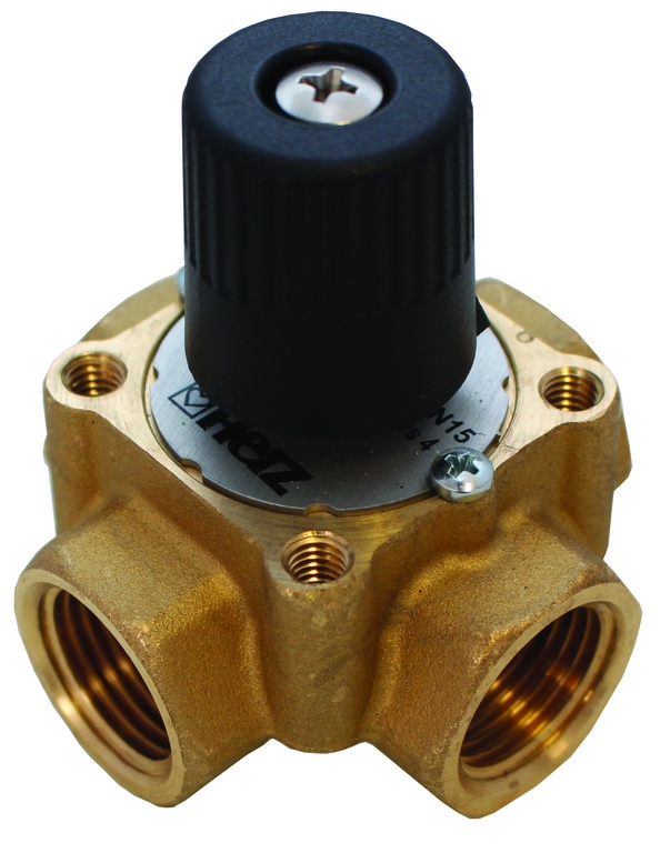 HERZ 4-cestný zmiešavací guľový kohút s ovládacou pákou DN 25