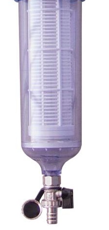 filter AQ náhradná NADOBA PRIEHLADNA VYPUST velka 9"