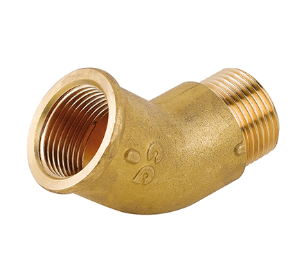 mosadzné koleno 1/2" 45  MF