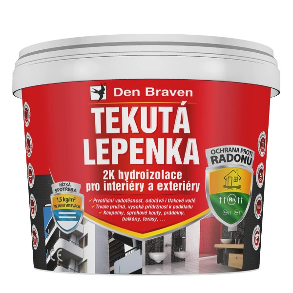 Den Braven tekutá lepenka interiér/exteriér S-T8  14kg CH0275