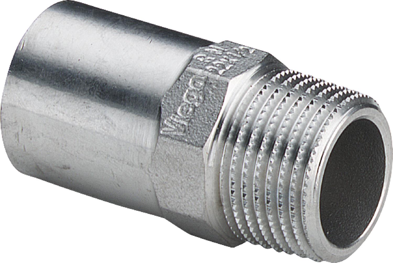 VIEGA INOX prechod zásuvný ZV-závit von  54x2"   436780