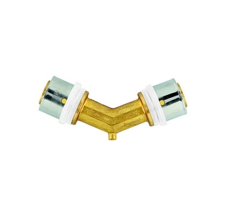 HERZ lisované koleno 40x3,5  45°  P714001        