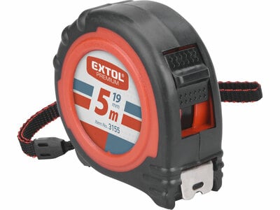 EXTOL PREMIUM meter  5mx19mm pogumovaný 3155