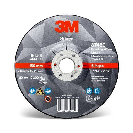 kotúč rezný kov/nerez Silver  125x1  3M Cubitron 51790