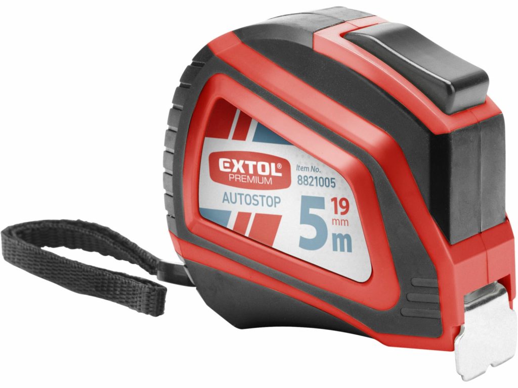 EXTOL meter 5mx19mm pogumovaný 8821005 autostop      
