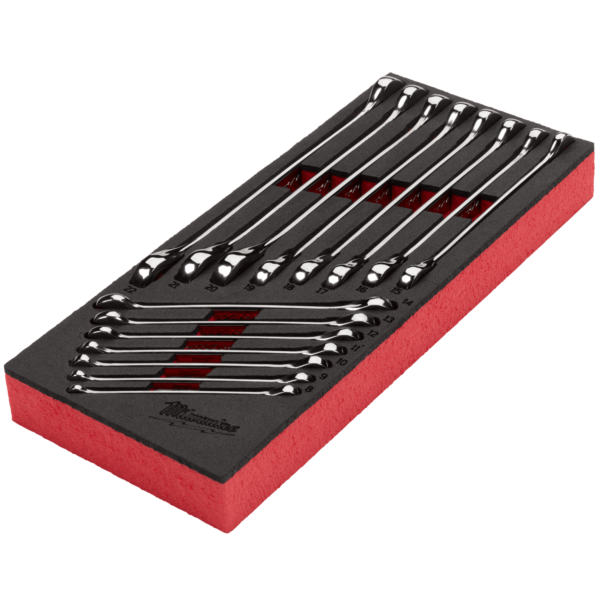 Milwaukee sada račnových kľúčov s penovou vložkou MAXBITE™ METRIC15 KS