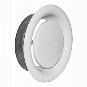 mriezka tanierový ventil biela DN125   16943 nasávací