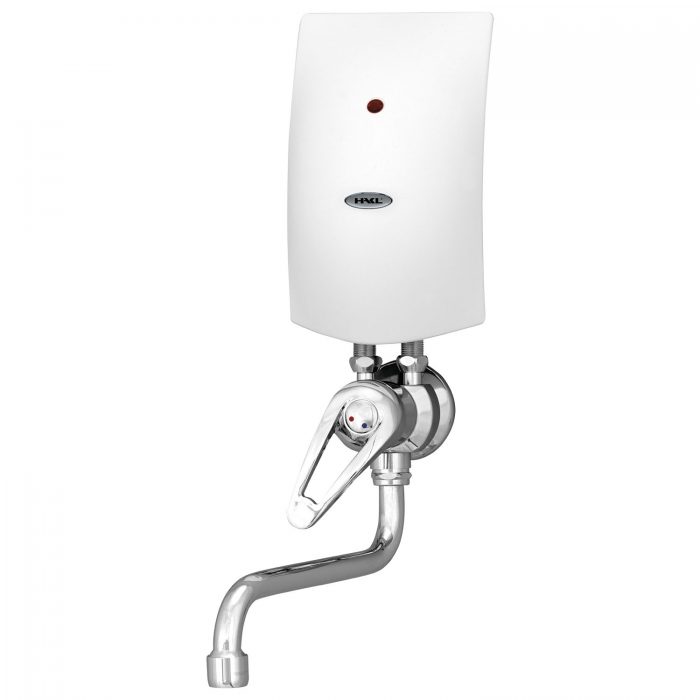 HAKL Elektrický prietokový ohrievač beztlakový  vody s pákovou vodovodnou batériou  LC SET 4,5 kW