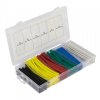 sada farebných termosťahovacích trubk.izolácií 100-dielna 