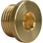 mosadzná zátka na imbus 1/2" na vzduch 