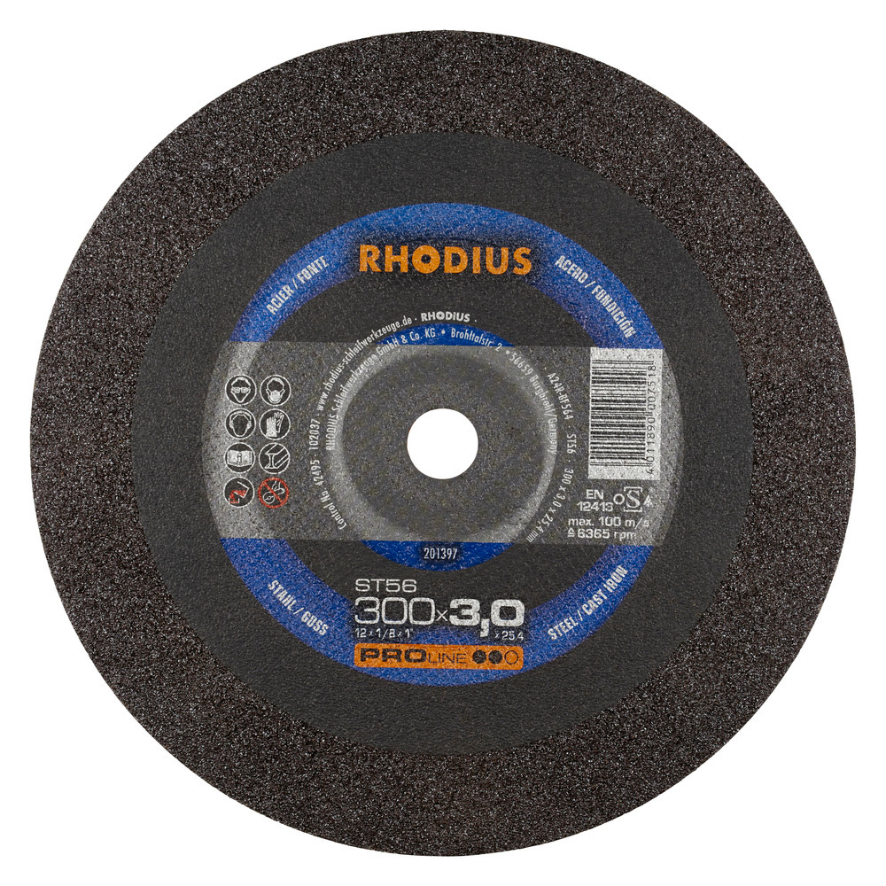 kotúč rezný kov Rhodius 350x3,5x25,4  ST56 TOPline