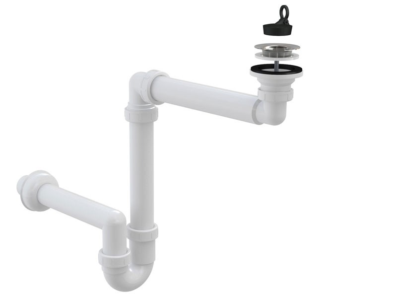 sifón umyvadlový nábytkový úsporný A413 prietok 60l/min., DN40