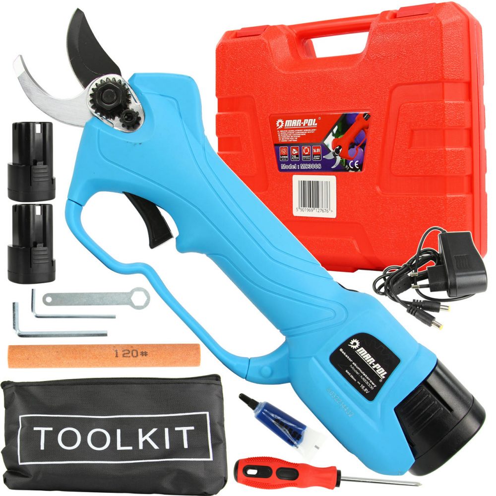 nožnice záhradné AKU 16,8V 2x bat.  M83008