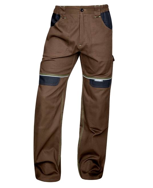 Pracovné nohavice do pása  COOL TREND H8960XL hnedé - Pracovné nohavice | MasMasaryk