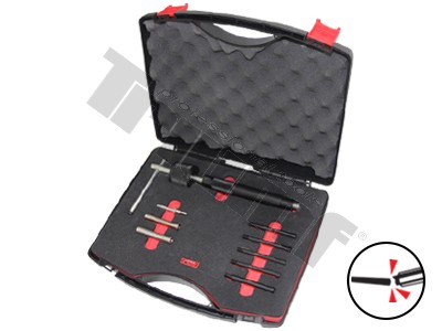 Sada na vyberanie zalomených častí, špičiek žhavičov so závitom M10 sada 9ks 3945