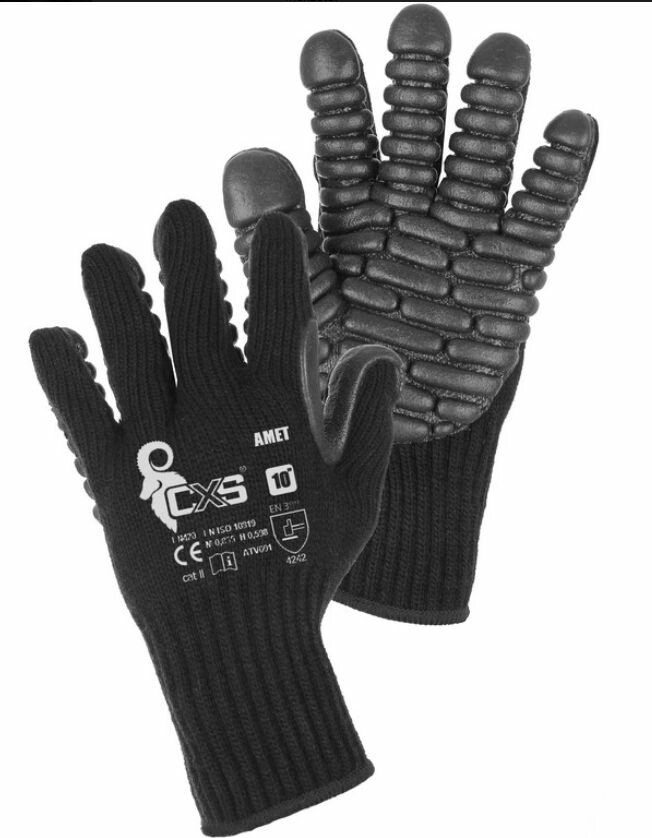 rukavice Pracovné antivibračné rukavice AMET CXS - Antivibračné | MasMasaryk