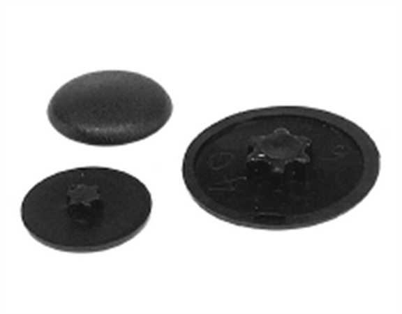 krytka plast na turboskrutku čierna BT16.5/30