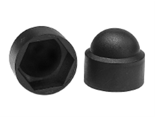 krytka 6hran 32/M22 čierna BK plast