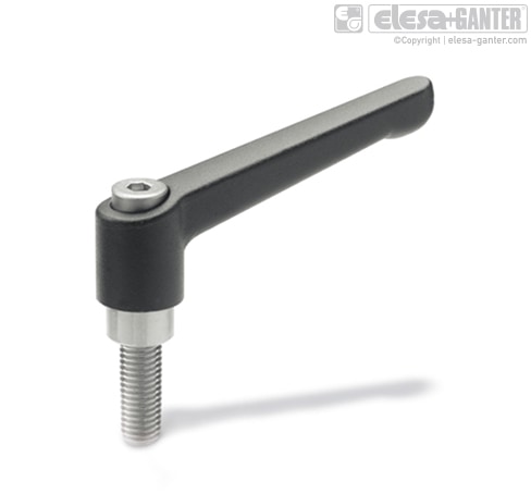 elesa regulovateľná páka GN 300-63-M8-16-SW