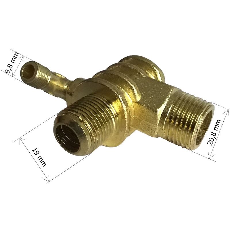 Spätný ventil na kompresor Priemery: 9,8mm; 19mm; 20,8mm