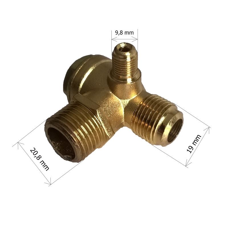 Spätný ventil na kompresor Priemery: 9,8mm; 19mm; 20,8mm 