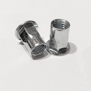 matica nitovacia  M10x1,5   plochá hlava, 6hran ZN