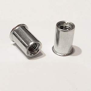 matica nitovacia  M 8x1,25  mikro hlava, hladký driek ZN