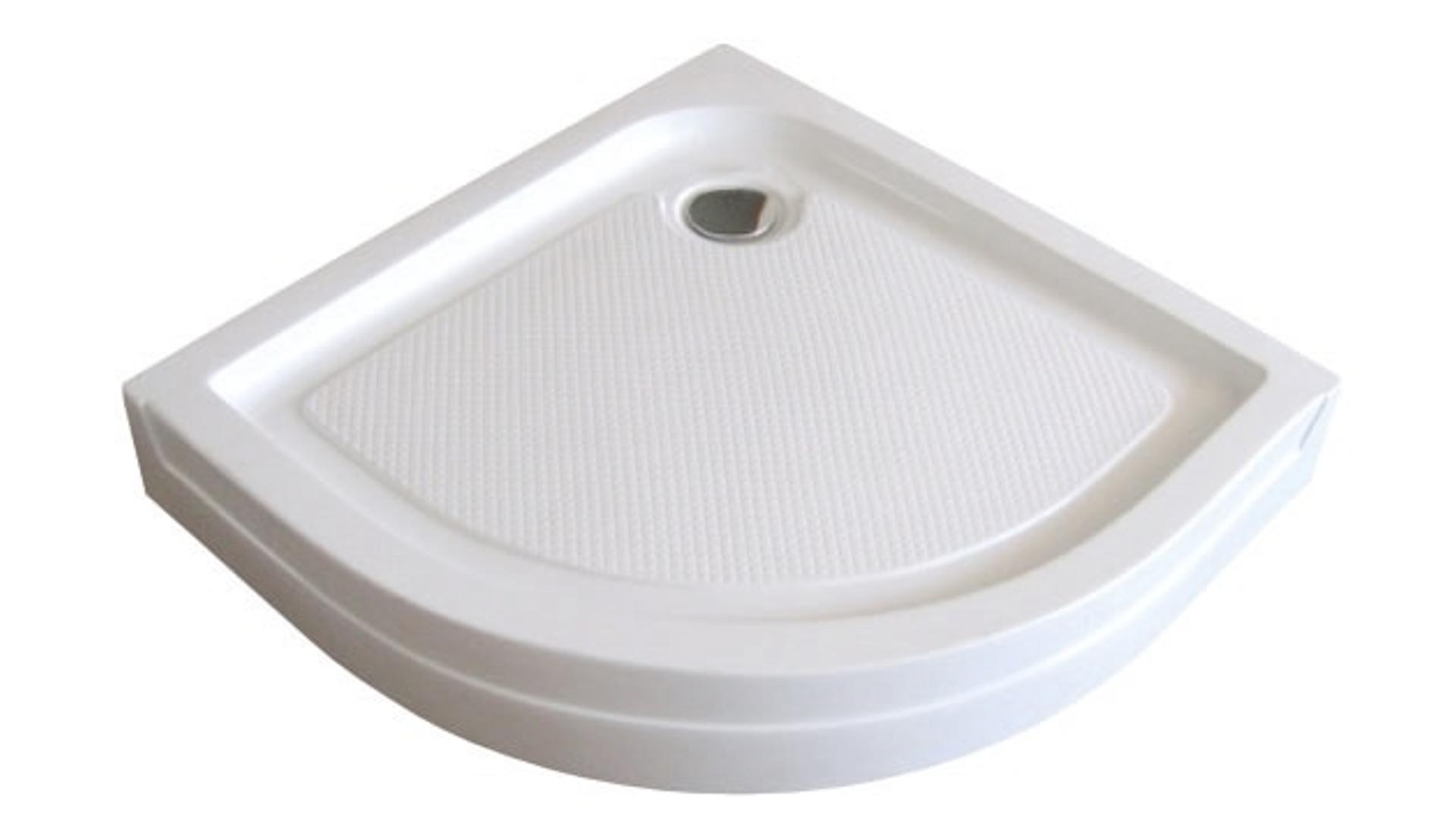 sprchová vanička SKEV618-80 ECONOMY oblá 80 plast + sif.