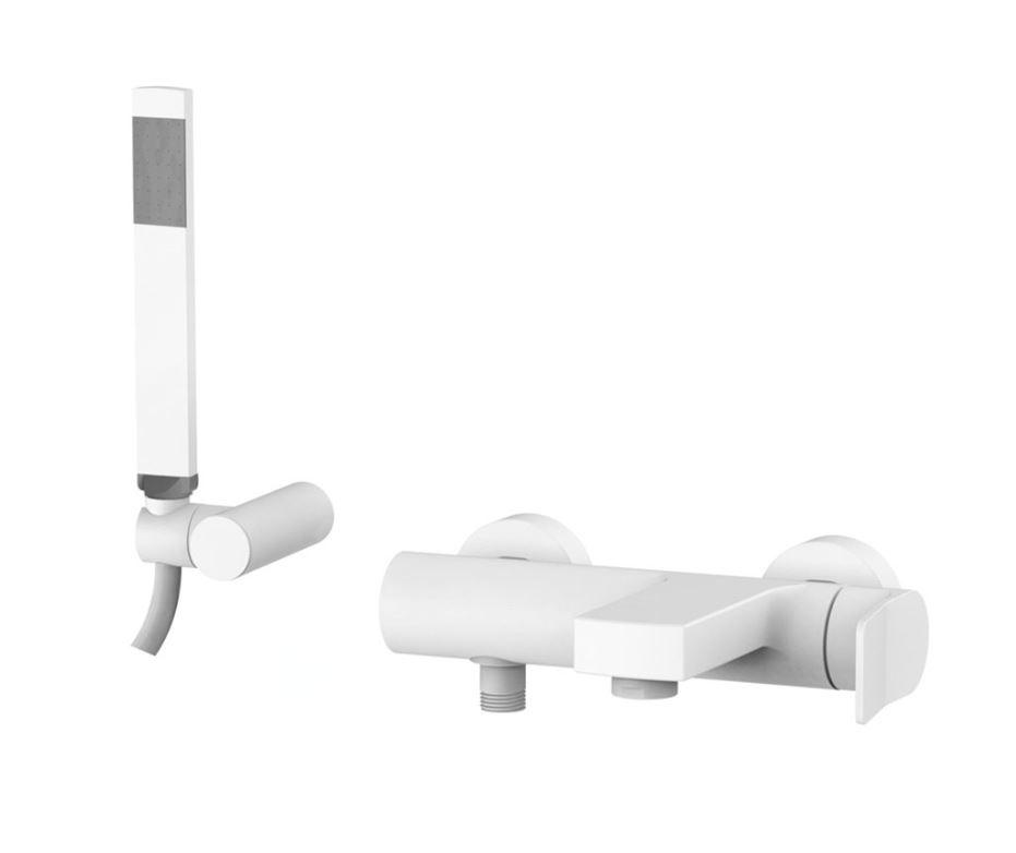 vodovodná batéria  TI 023 BO vaňová s kompletom mat.biela