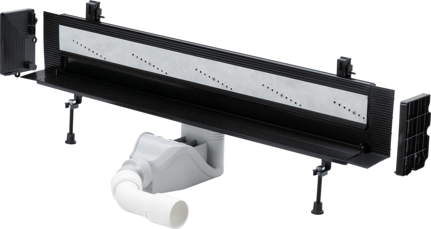 sprchový žlab VIEGA ADVANTIX VARIO 4967.10 300-1200 základné teleso výška 90-115 mm