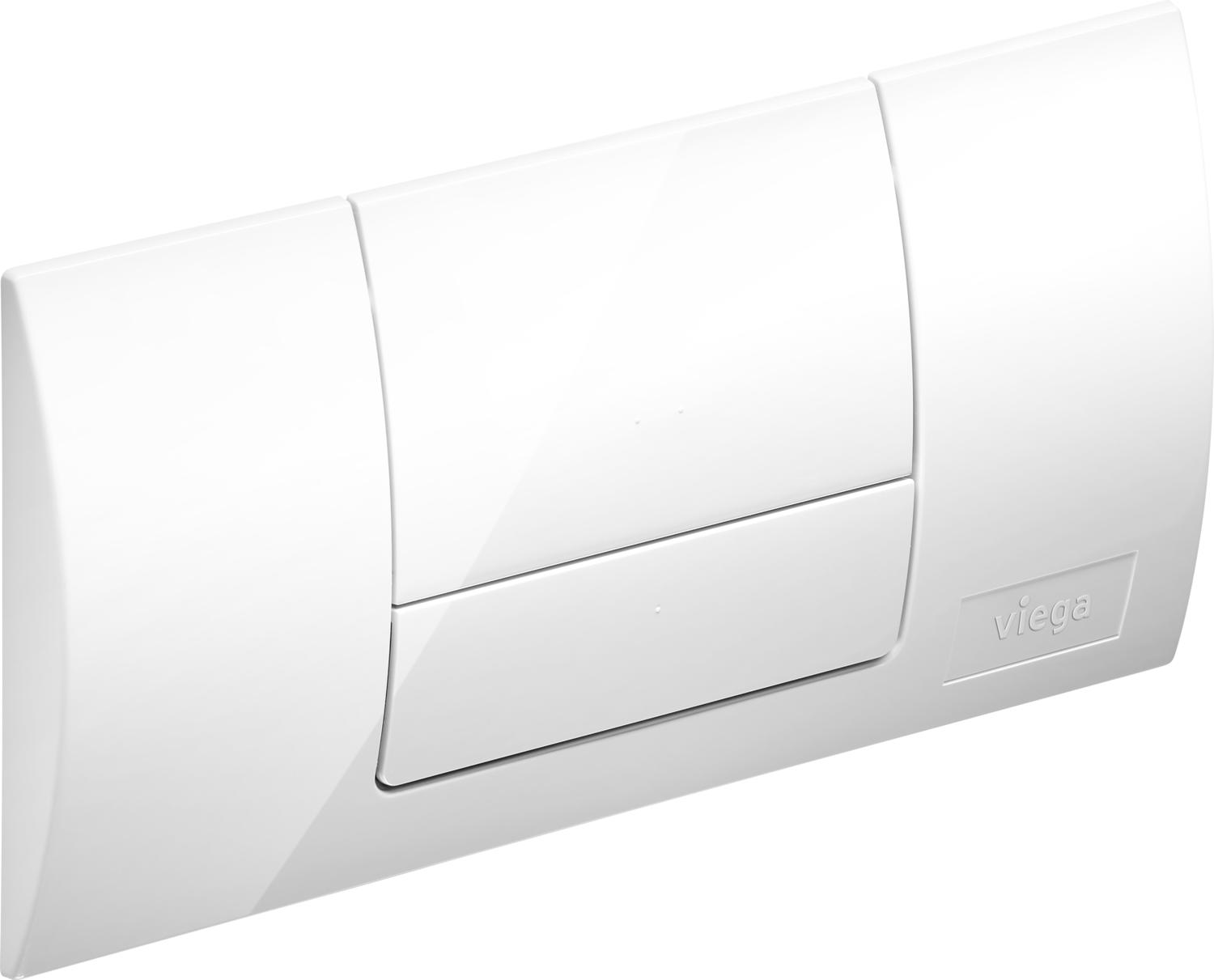 WC VIEGA tlačítko Standard biele 449001