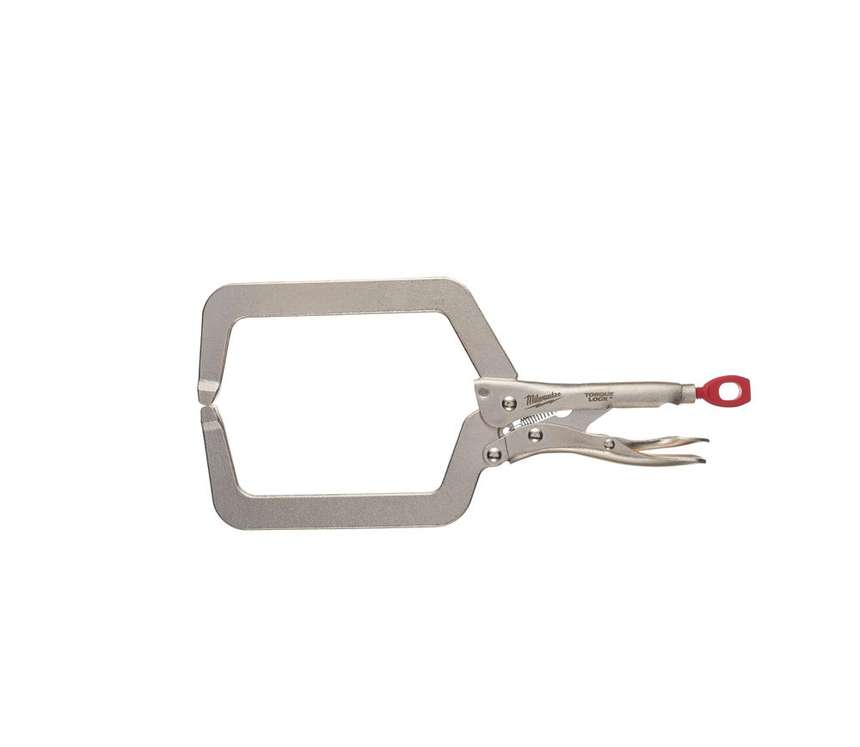 Milwaukee Upínacie kliešte 230mm TORQUE LOCK™ tvar C zahrotené čeluste 4932472257