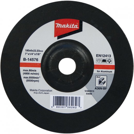 MAKITA kotúč brúsny na hliník 125X6X22mm  B-17653