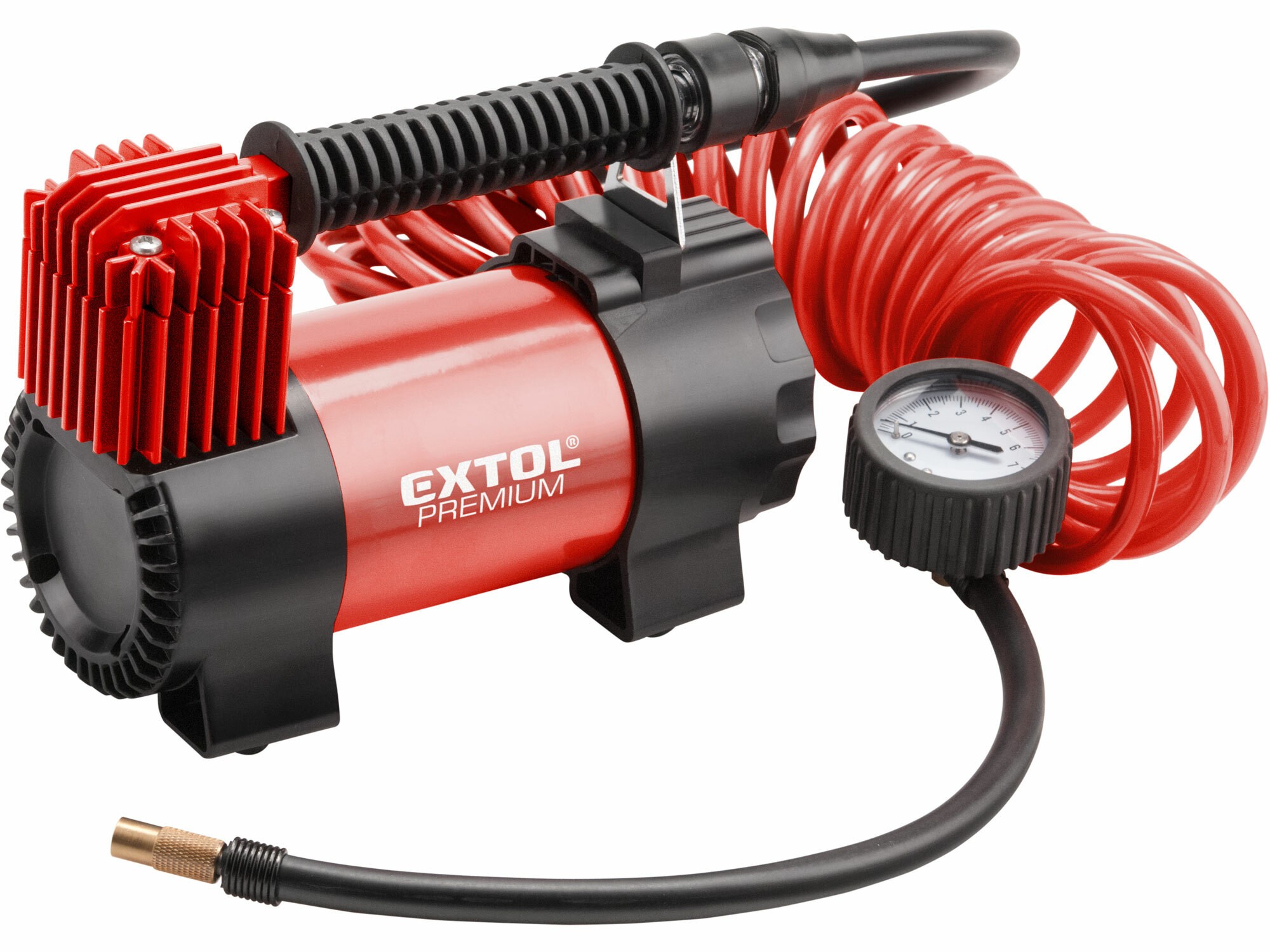 EXTOL kompresor do auta s tlakomerom 6,9bar/3m had/12V 8864001
