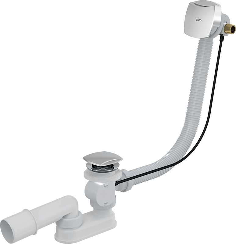 sifón vaňový automatický  A564KM1 80 s napúšťaním kov predĺžený