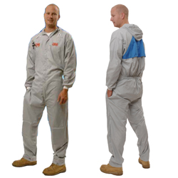 3M oblek coverall sivý XL 