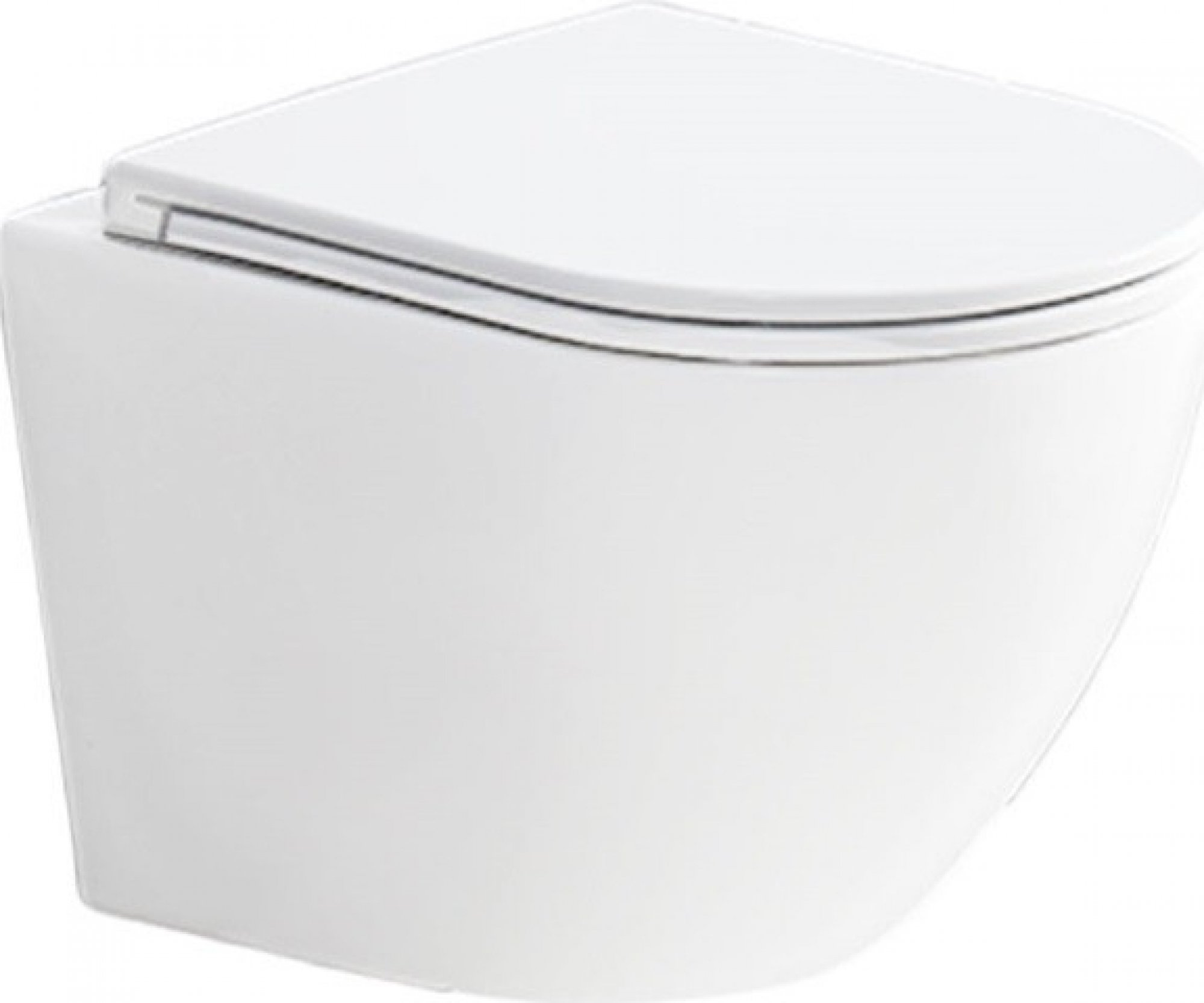 WC misa závesná VSD82T1 kapotovaná, tiché splachovanie, RIMLESS, 495x360x370, vr. sedátka CSS113S