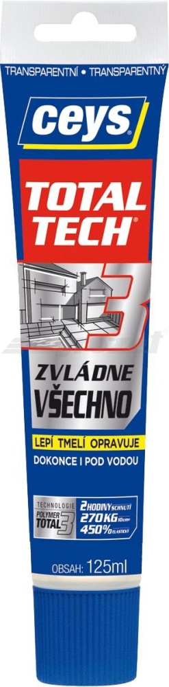 CEYS lepidlo/silikon TOTAL TECH  transp. 125ml  42507242