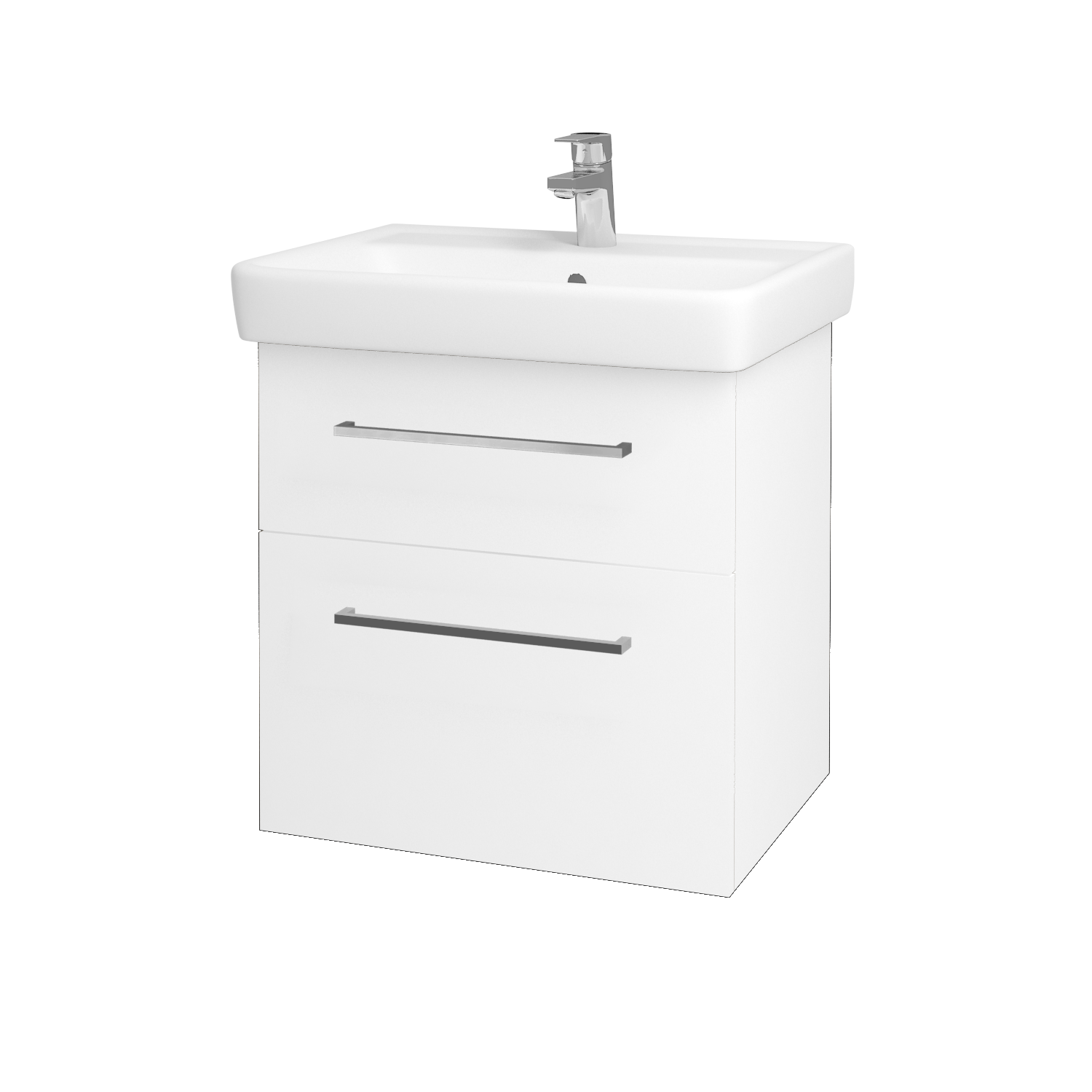 nábytok DREJA Q MAX 600 QMA015_SZZ2_060_xxx_N01_L01_T04_U015 biela lesk s umýv. Q600