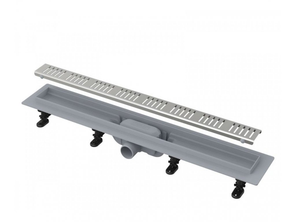 sprchový žlab ALCA APZ10-650M Simple, nerez mriežka 