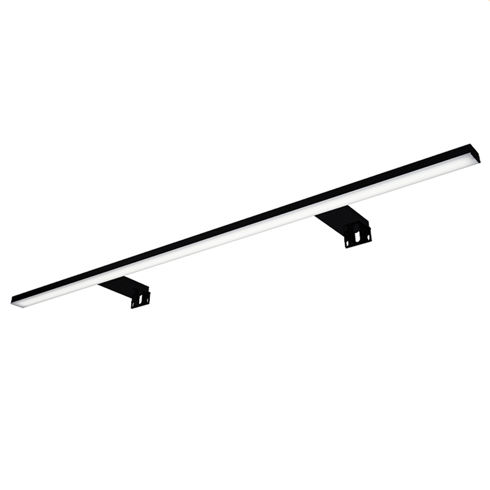 zrkadlo LOT osvetlenie ASTER LN0939CI LED 80x10,7x2,9  IP44, 230V, čierne, priame pripojenie