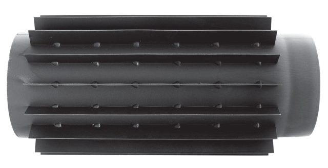 dymovod výmenník hrubostenný 150mm rebrovaný