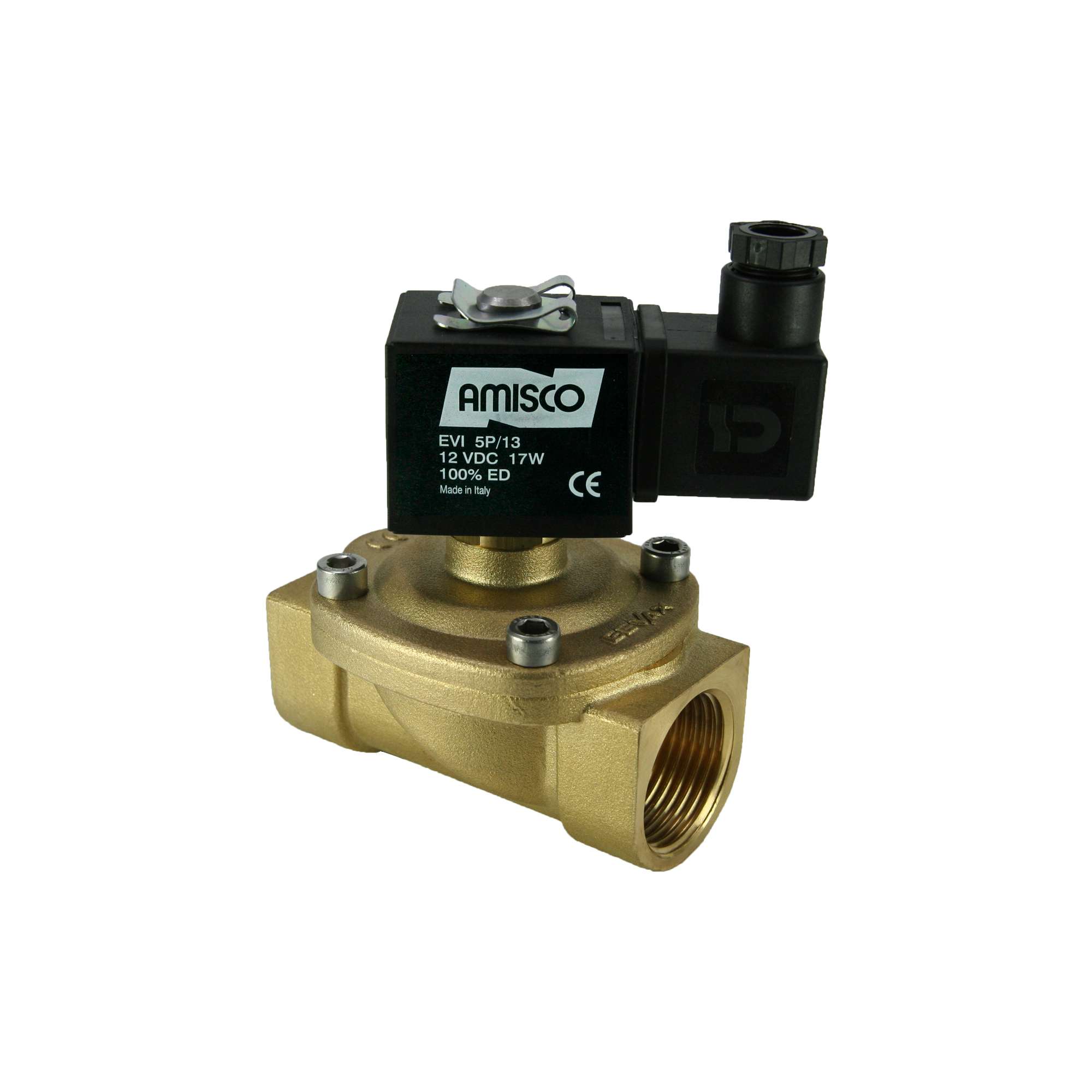 solenoidný ventil  1" 0-8bar  12V bez prúdu zatvoreny
