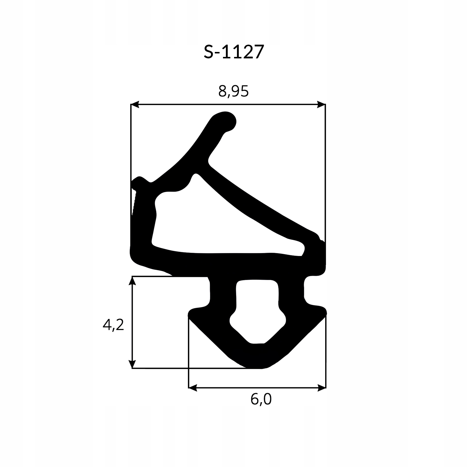 tesnenie do plastových okien MHT čierne so širšou drážkou 