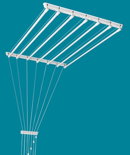 sušiak stropný 7-šnúrový nosnosť tyčky 2kg  190cm  