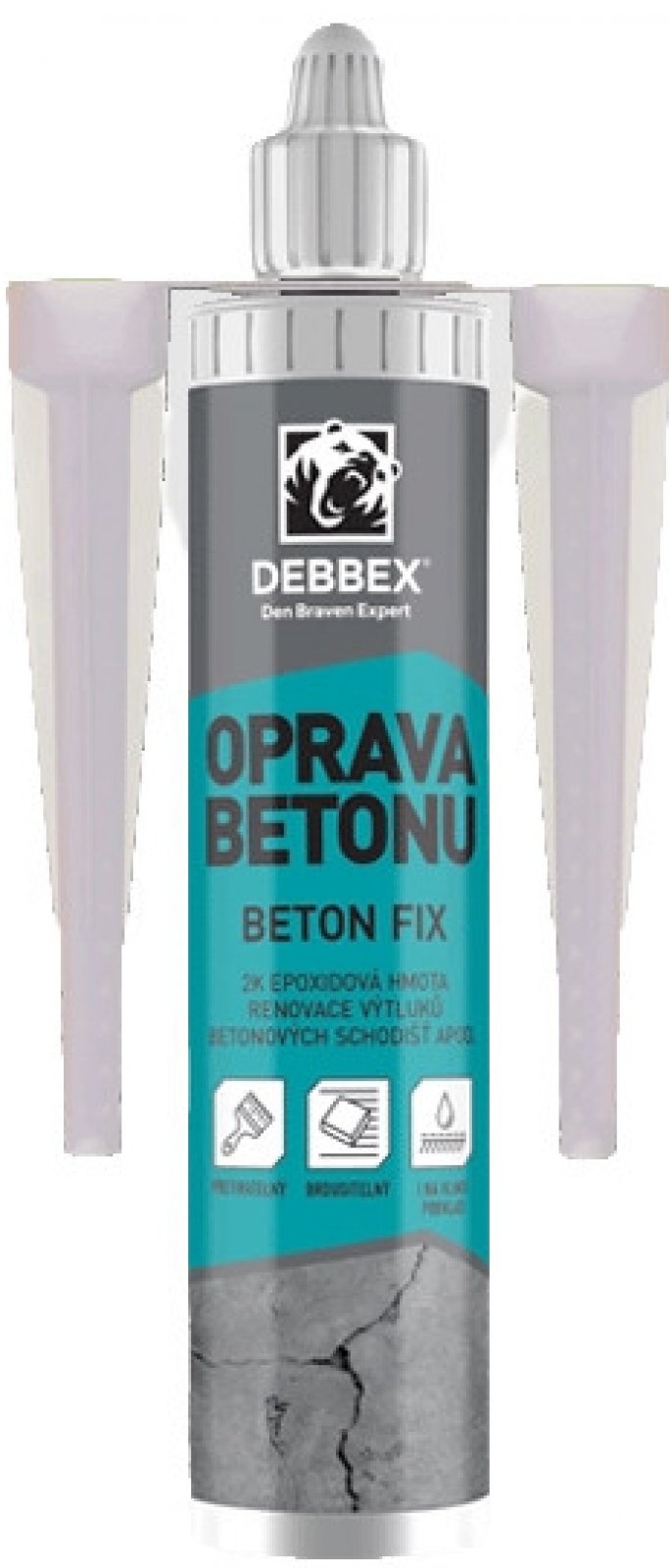 Den Braven oprava betónu  480g šedá 74023BD